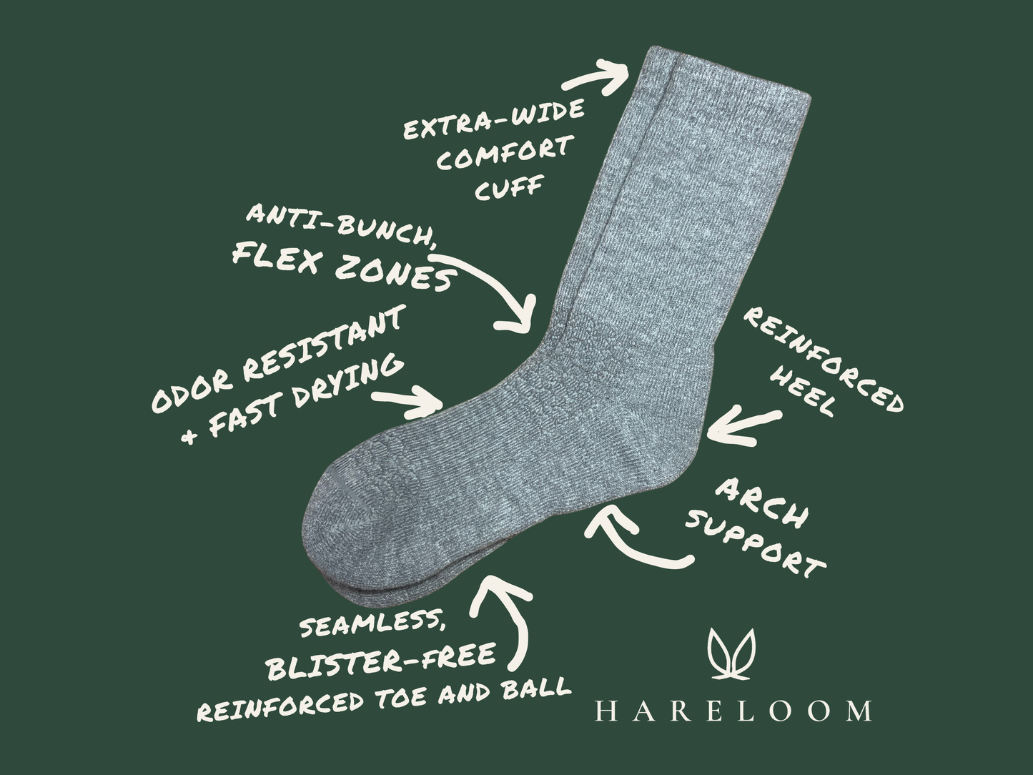 PRE-SALE! Alpaca Trail Crew Socks